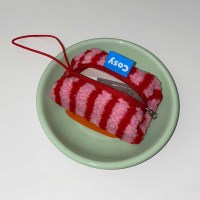 CHERRY PINK FLUFFY RICO POUCH