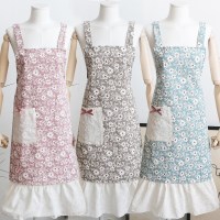 레이스 빅프릴 롱원피스 H형 방수 앞치마 (3컬러)