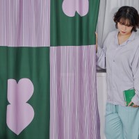 Quartergreen 포인트 커튼 2size