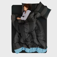 블랙스카이 볼드 오브제 체온조절 이불 베개세트 2size