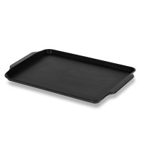 PC 검정 패스트푸드 쟁반 소 408 x 273mm