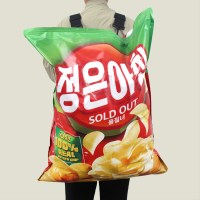 커스텀 스낵백 L 초대형 과자봉투 이벤트 파티 선물