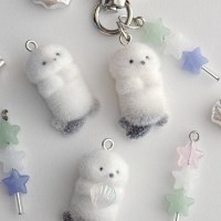 후로킹 미니 해달 키링