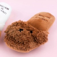 반려동물 봉제슬리퍼 토이푸들