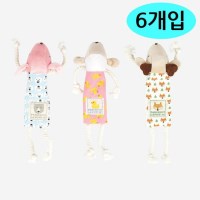 패리스독 패턴디자인 바스락토이 6개세트 랜덤발송