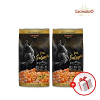 레오나르도 순수생육 연어 4kg 2팩 + 샘플 50g