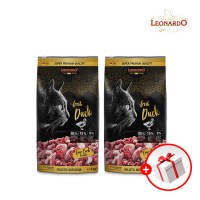 레오나르도 순수생육 오리 4kg 2팩 + 샘플 50g