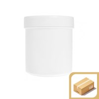 크림용기 화이트 400ml + 캡 + 리드 1박스 140개
