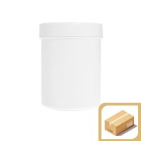 크림용기 화이트 500ml + 캡 + 리드 1박스 112개