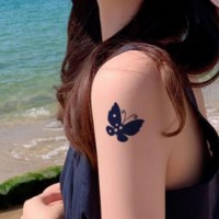 스티커 타투 여름 포인트 여성 남성 레터링 꽃타투 30종 헤나