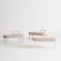 데바 2인 벤치 스툴 의자 (3color)
