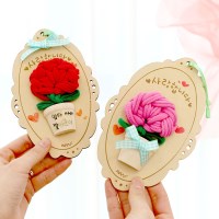 아트랄라 양말목 공예 앤틱 카네이션 액자 만들기 DIY키트 업사이클