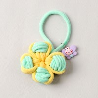 아트랄라 양말목 공예 파스텔 클로버 키링 DIY키트 업사이클링 키홀