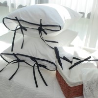 먼지없는 60수 순면 면 리본 베개피 베개 베개커버5070