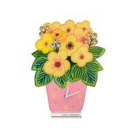 모양시계 옐로우화분, 굴리굴리