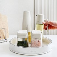 주방 회전 양념병 냉장고 정리 선반 2color