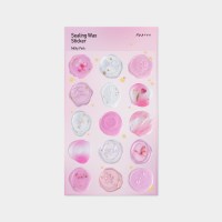 실링왁스 스티커 밀키 핑크