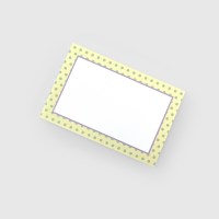 yellow green dot memopad