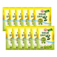 씻어나온 오뚜기쌀 명품 1KG 12개
