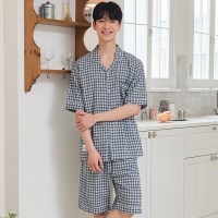주니어잠옷 여름 청소년 파자마 체크 실내복 홈웨어