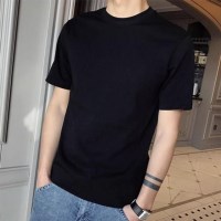 라운드 여름 반팔 티셔츠 편안 홈웨어 쿨 반팔티 상의
