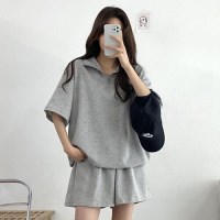 반팔아노락 스타일 아노락 여자아노락 여성아노락세트