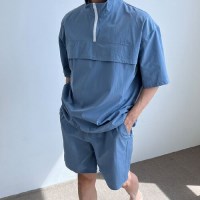 반팔아노락 반바지 캐주얼 여름 아노락세트 아노락패션