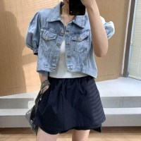 반팔청자켓 Azerie