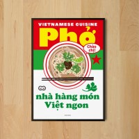 쌀국수 6 M 인테리어 포스터 식당 베트남 동남아
