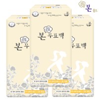 100% 유기농본 무표백 순면커버 중형28매X3팩