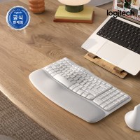 로지텍코리아 WAVE KEYS FOR MAC 맥용 인체공학 무선 키보드