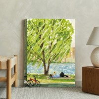 일러스트 그림 접이식 아레아레아 작가 일상 풍경 액자테이블