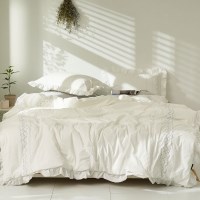 [메종쉼] 60수 고밀도 순면 옥수수솜 사계절 차렵이불 세트 Q