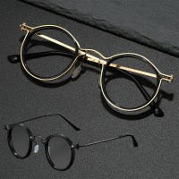 긱시크 무테 반무테 뿔테 안경 티타늄 안경테 10749