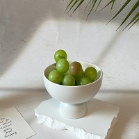 쁘띠 화이트 디저트볼 아이스크림볼 소스볼