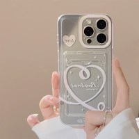 핑크 러브 카드 케이스