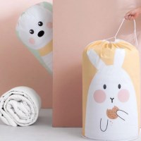 주머니 보관 이불 곰돌이 이불압축팩 수납정리함 다용도 겨울옷