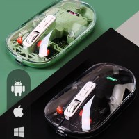 무선 마우스 투명 사무용 저소음 iphone 노트북 겸용