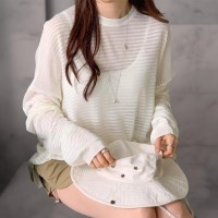 여자 커버업 단가라 아방핏 박시 바캉스룩 니트