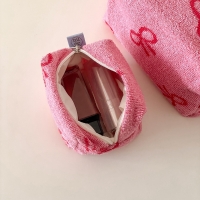 nuee ribbon terry mini pouch keyring (2 colors)