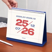 (25-26) 기본 18개월 탁상 달력 (25년 7월~26년 12월) 플래너 스케줄