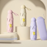 접이식 미니우산 휴대용 초경량우산 파우치 답례품 장마