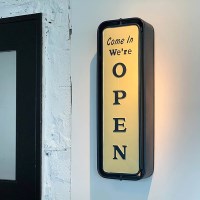 [덜튼] 철제 오픈클로즈 영업중 벽걸이 팻말 벽 간판