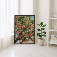 고급메탈 액자 인테리어 그림 거실 포스터-Blush in Bloom