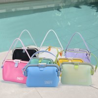 스네프 젤리밍 수영가방 클러치 미니파우치 실리콘 방수 비치백