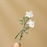 꽃머리핀 고급머리핀 포인트 데일리