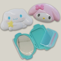산리오 한교동 시나모롤 마이멜로디 거울 빗 set