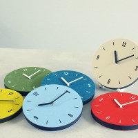 무소음 펠트 샌드위치 벽시계 230, 6종