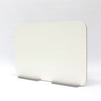 고야 화이트+그레이 스텐드 책상 파티션 (600) 칸막이 가림막