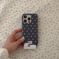 denim bloom 디자인 [카드수납 폰케이스]